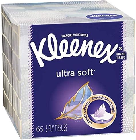 Kleenex Ultra Soft Tissues 3 Ply 825 X 840 65 Tissues Per Box