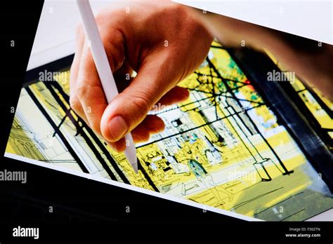 Apple pencil sketch hi-res stock photography and images - Alamy