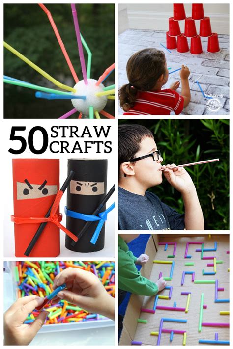45 Creative Straw Crafts Kids Activities Blog