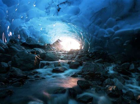 Les Grottes De Glace De Mendenhall Juneau Ã‰tats Unis