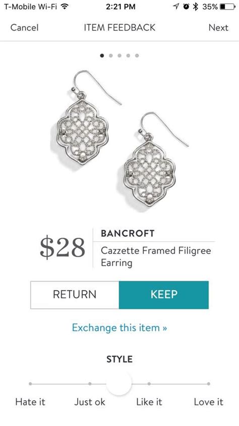 Bancroft Cazzette Framed Filigree Earring Clean Gold Jewelry Simple