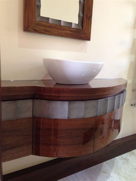 Maybe you would like to learn more about one of these? High Gloss American Black Walnut Bathroom Vanity Unit ...