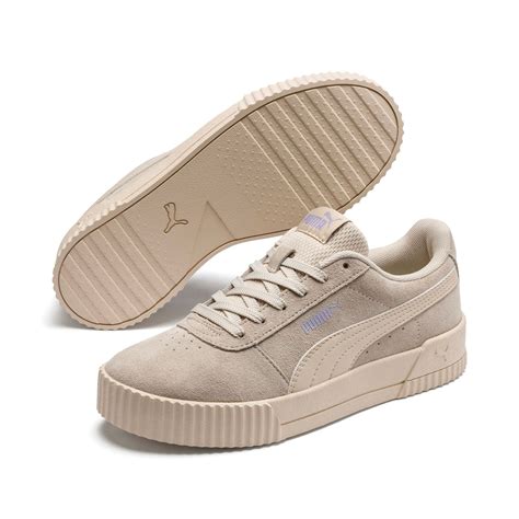 Ein rückblick in die geschichte von puma… …und von adidas verrät schnell, weshalb diese beiden unternehmen von beginn an miteinander. Puma Carina Damen Sneaker Schuhe Turnschuhe 369864 (Beige ...