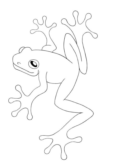 Tree Frog Coloring Pages Frog Coloring Pages Frog Drawing Coloring