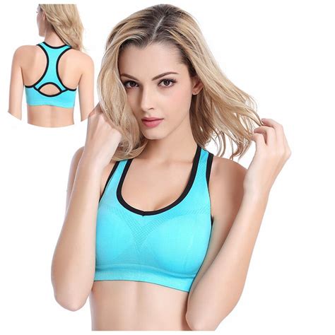 Absorb Push Up Sexy Bras Sweat Quick Drying Shockproof Sport Bra Tops