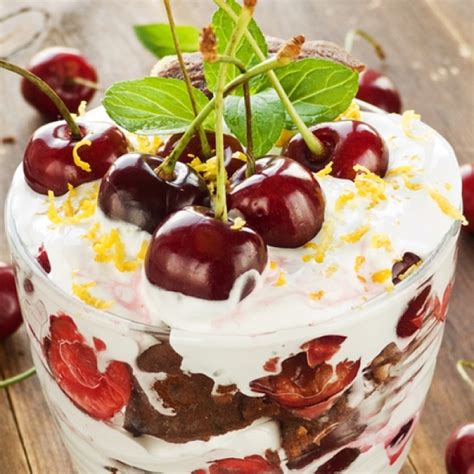 Homemade lady fingers recipe : Cherry Trifle With Homemade Chocolate Lady Fingers Recipe