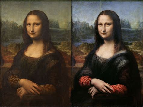 Monnalisa Real Colors And Details Mona Lisa Famous Portraits