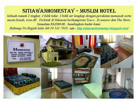 Pulau pangkor adalah satu satunya pulau percutian di negeri perak. Kinta Menjerit : SITIAWAN HOMESTAY - MUSLIM HOTEL