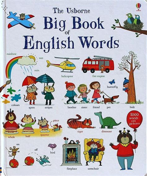 The Usborne Big Book Of English Words Learning Famous Picture Borad