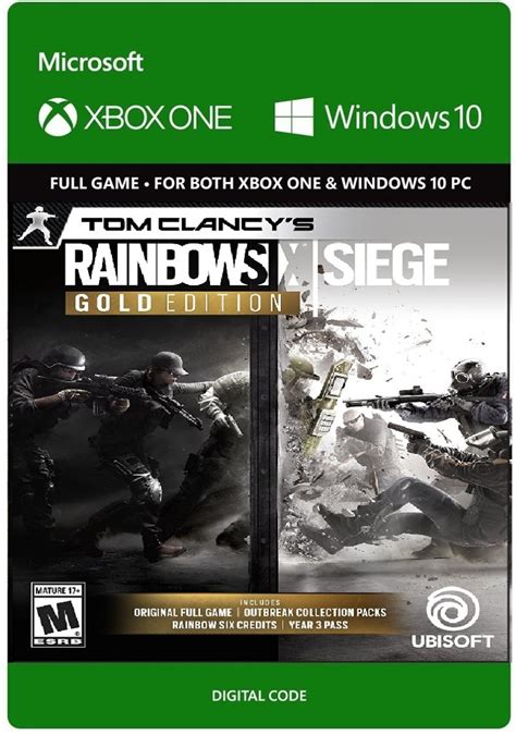 Tom Clancys Rainbow Six Siege Gold Xbox One Código Oficial Mercado Livre