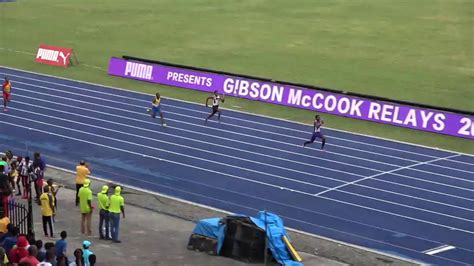 Gibson Mccook Relays 2018 Boys 4x100m Class 3 Final Youtube