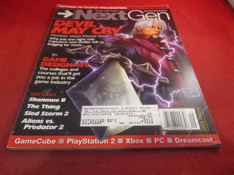 Nextgen Magazine September 2001 Vol 3 9 Devil May Cry Capcom Cover Ebay