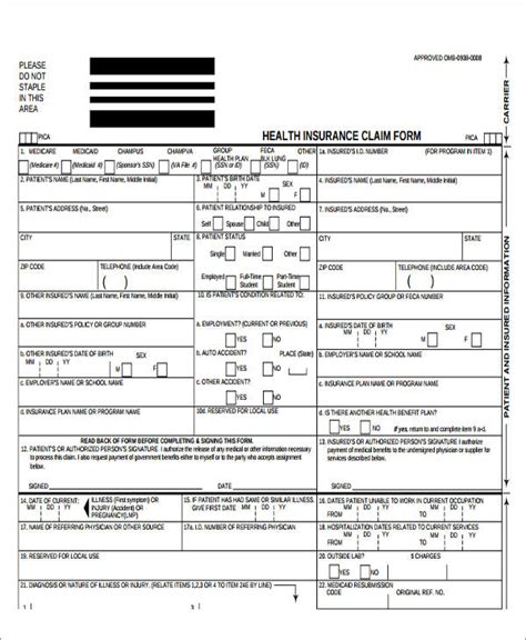 Free 45 Medical Forms In Pdf Ms Word