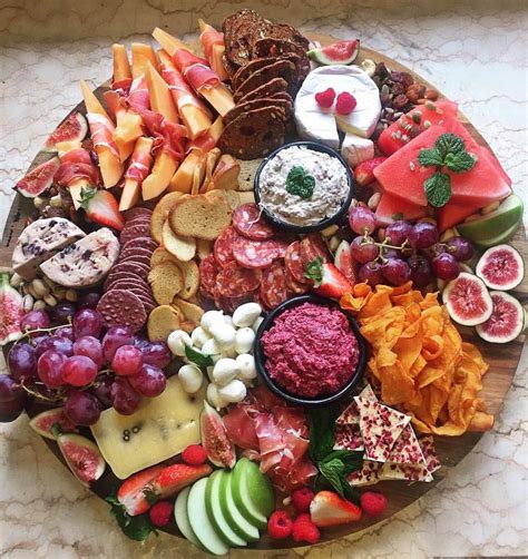 now this is a grazing platter this gorgeous platter by kristielle has us looking forward to