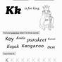 K Worksheets For Preschool