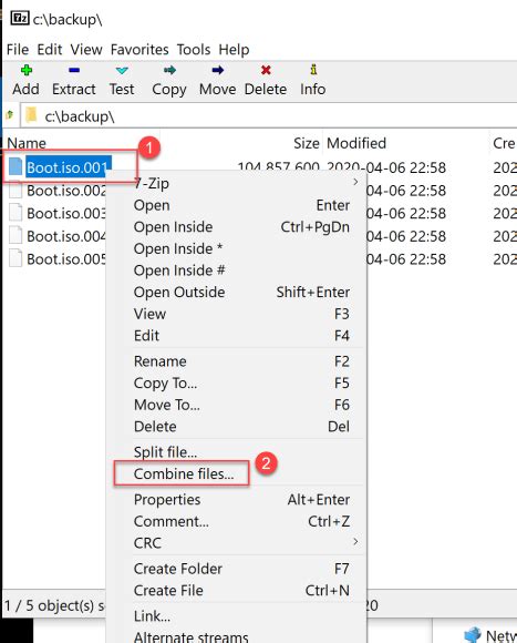 How To Split And Combine Large Files Using 7 Zip Technical Solutions