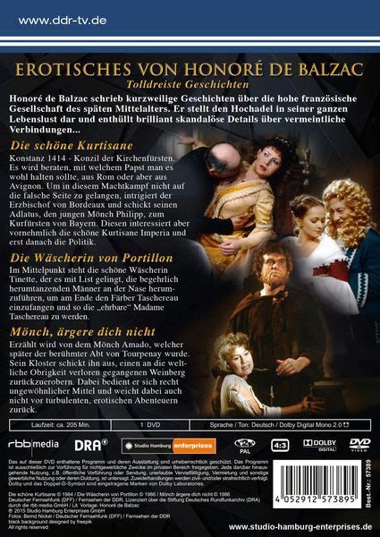Erotisches von Honore de Balzac Tolldreiste Geschichten von Hans Knötzsch DVD