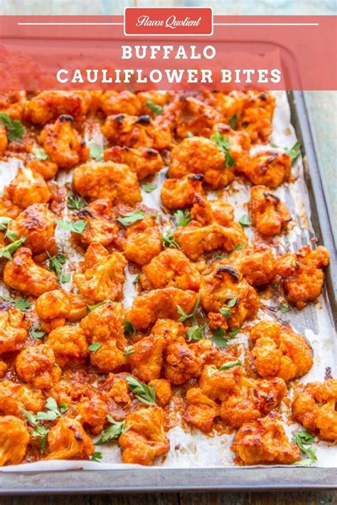 Transfer wings to prepared baking sheet and bake until. Buffalo Cauliflower Bites *Video | Recipe | Food recipes ...