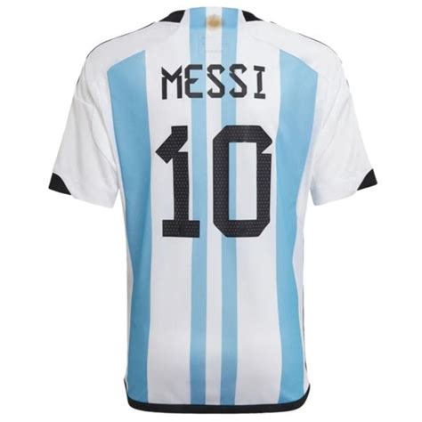 Lionel Messi Adidas Argentina 2022 23 Official Home Soccer Jersey