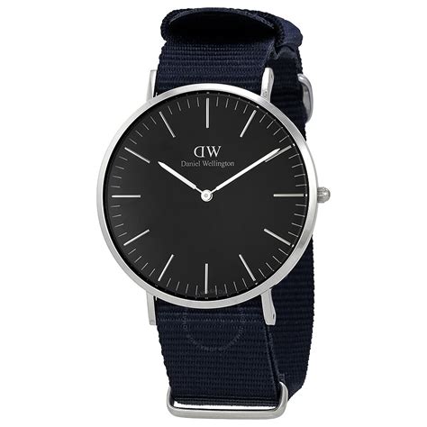 daniel wellington classic cornwall black dial 40mm watch dw00100149 7350068244780 watches