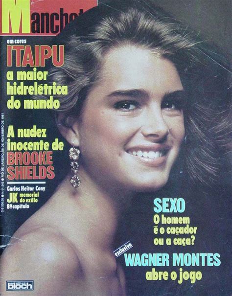 Brooke Shields Covers Manchete November 28 1981 Brooke Shields