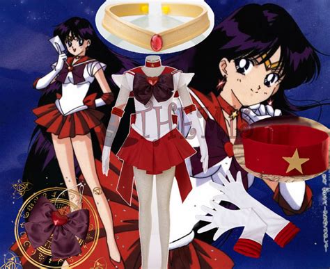 Athemis Anime Sailor Moon Hino Reisailor Mars Super S Cosplay Costume