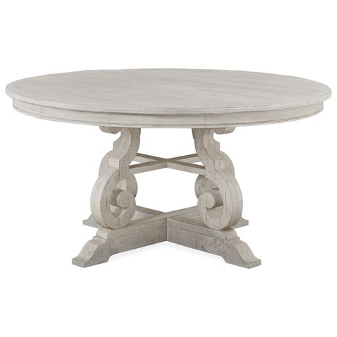 Magnussen Home Bronwyn Dining D4436 23 60 Round Farmhouse Dining Table
