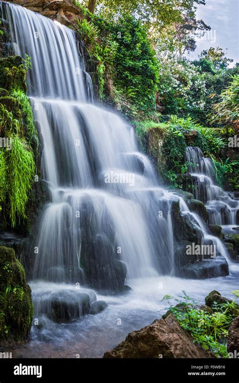 The Waterfall Known As The Cascade On The Bowood Estate In Wiltshire In