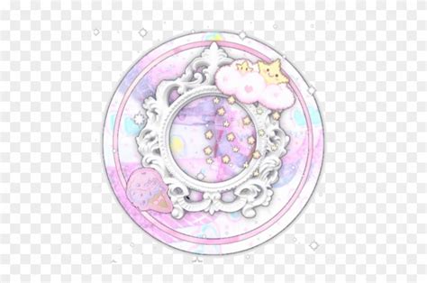 Kawaii Cute Pink Pastel Goth Soft Aesthetic Icons Ariana Grande Circle Hd Png Download