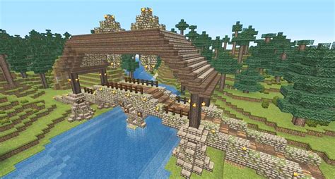Medieval Bridge Minecraft Project