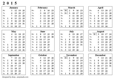 Free Printable Calendars And Planners For Past Years