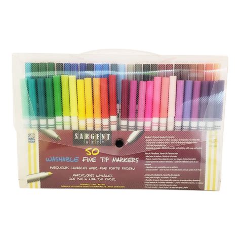 Sargent Art Washable Fine Tip Markers - 50 pcs - Charran's Chaguanas