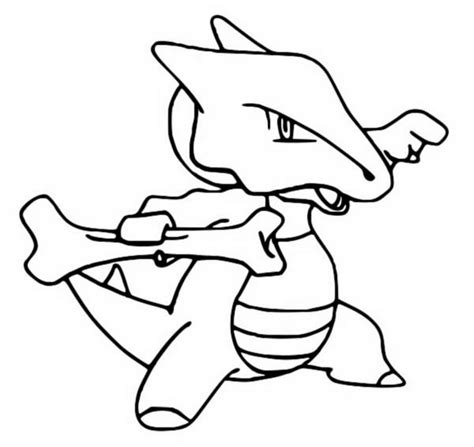 Opens in a new window; Coloring Pages Pokemon - Marowak - Drawings Pokemon