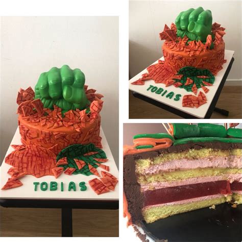Der unglaubliche hulk aufgedruckt auf dieser tortenkerze! Hulk-Cake-Avengers-Cake | Motivtorten, Hulk torte, Erdbeer ...