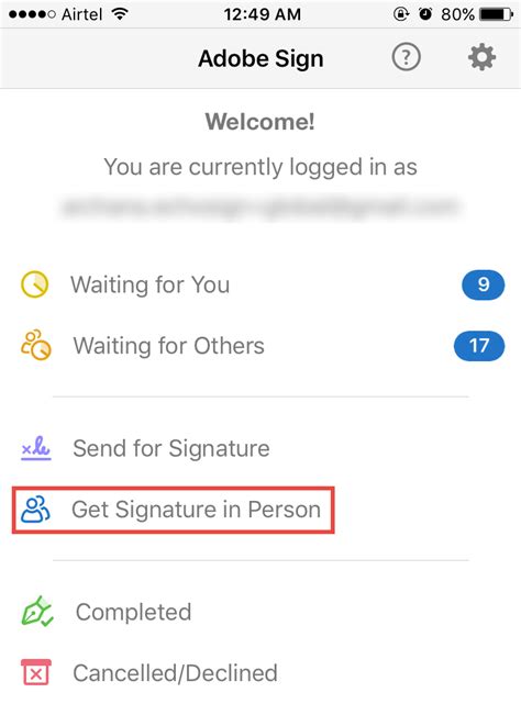 In Person Signing In Ios Mobile App Adobe Sign