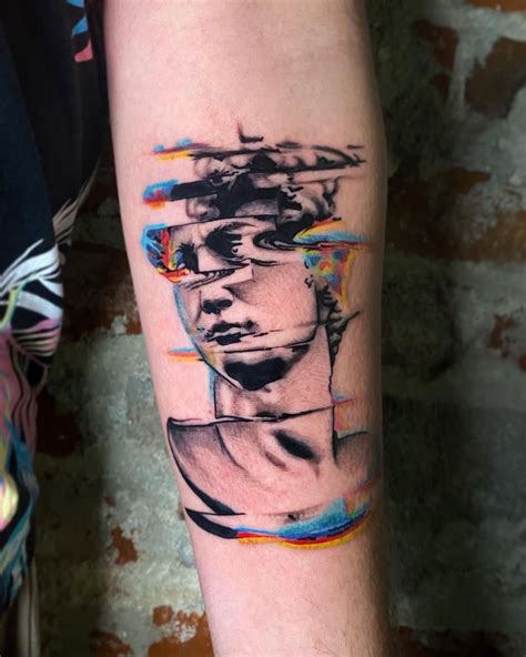 25 Glitch Tattoos That Elevate The Trend To Actual Art