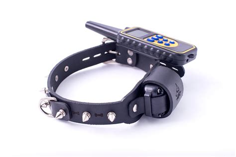 Leather Shock Collar Training Collar Bdsm Leather Collar Etsy Australia