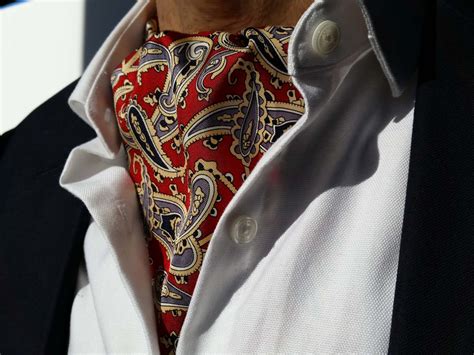 Ascots For Sale Red Silk Ascot Tie For Sale Croom And Flood