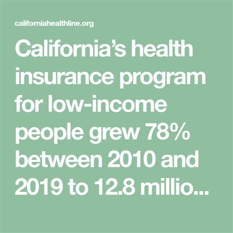 Find health plans for you and your family before age 65. California's health insurance program for low-income ...