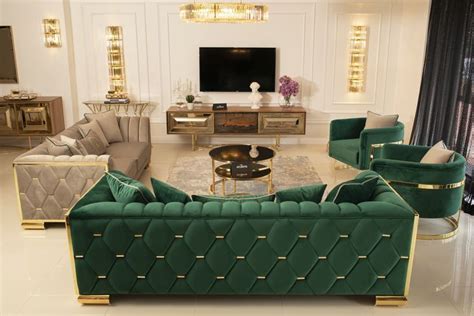 ZÜmrÜt Livingroom Furniture Set Oturma Odası Takımları Oturma Odası