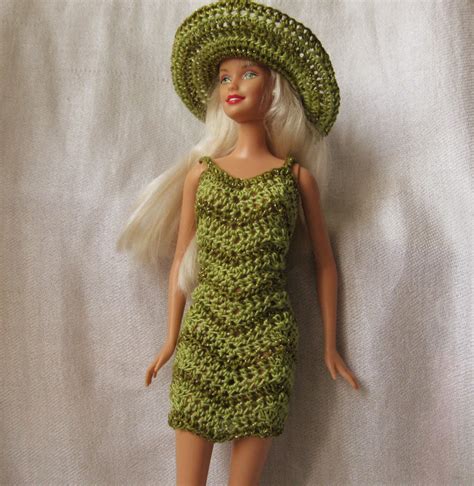 barbie clothes barbie crochet dress for barbie doll 14f