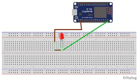 Simple Led Control With Blynk And Nodemcu Esp8266 12e Circuit Images