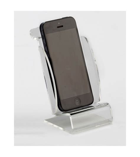 Clear Acrylic Mobile Phone Holder For Slatwall Equipashop
