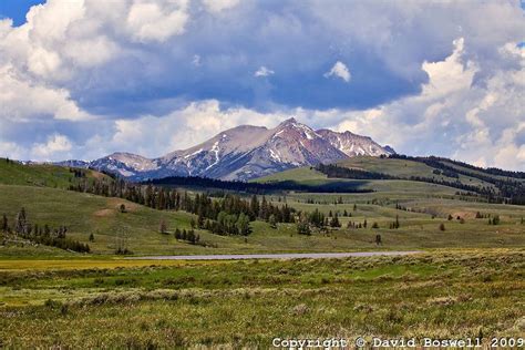 Gallatin Range Yellowstone National Park Dboswell Photography