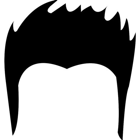 Young Male Black Short Hair Shape Vector Svg Icon Svg Repo