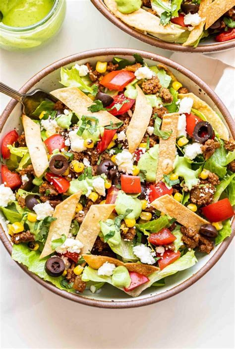 Taco Salad Bowls Recipe Runner