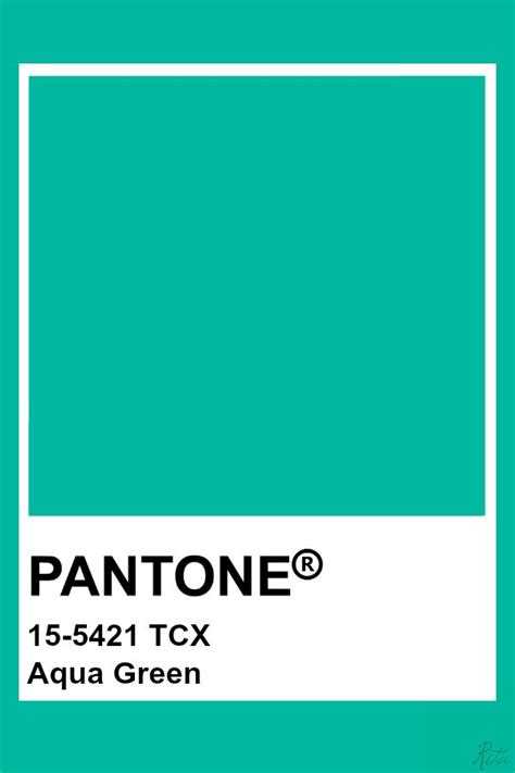 Pantone Aqua Green Pantone Color Chart Pantone Color Pantone Colour