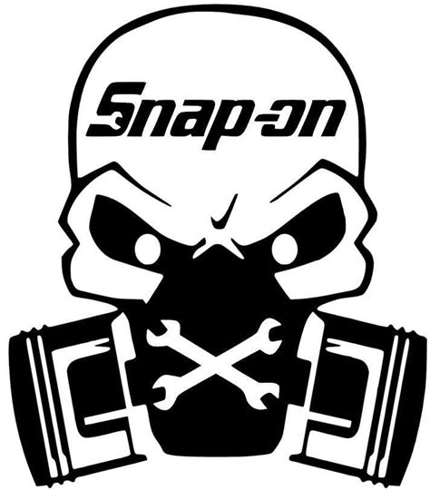 Snap On Tools Skull Decal Car Tool Box Snap On Vinyl Logo Sticker 12