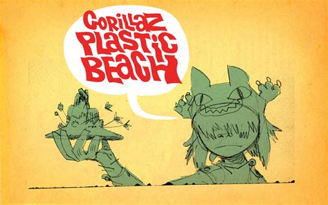 Gorillaz Jamie Hewlett Noodle Plastic Beach Wallpapers Hd Desktop