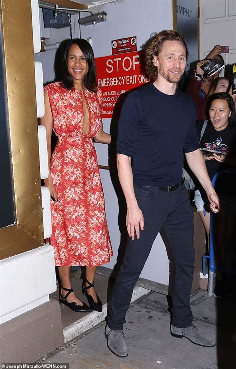 Plus, learn if hiddleston has a wife. Tom Hiddleston is in great spirits with co-star Zawe ...